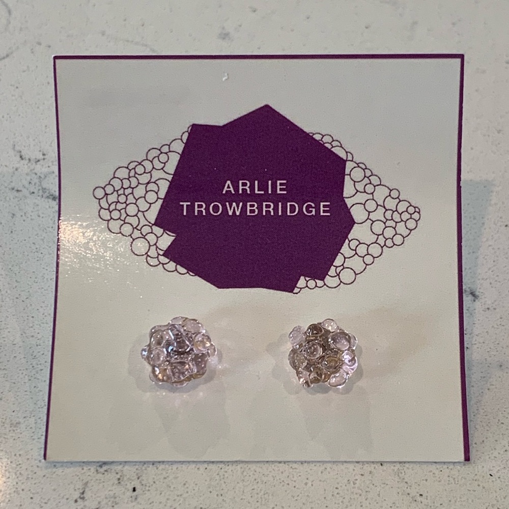 Pink Stud Earrings